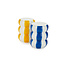 Balvi Peper en Zoutstel stel Floats geel/blauw ceramic