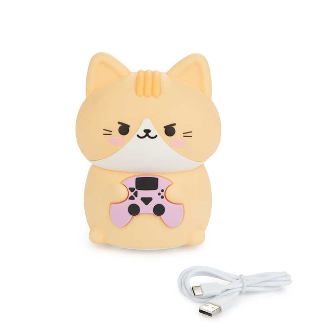 Balvi Nachtlampje Kawaii Gamer oranje