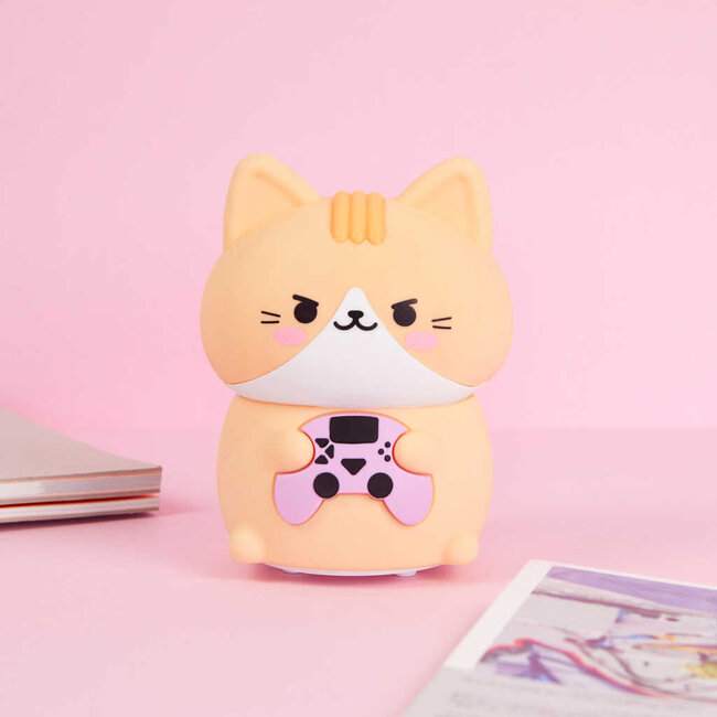 Balvi Nachtlampje Kawaii Gamer oranje