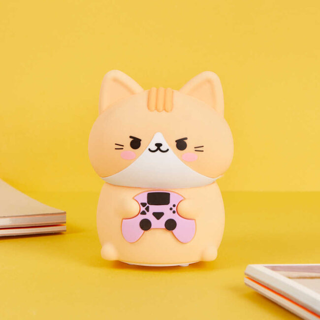 Balvi Nachtlampje Kawaii Gamer oranje