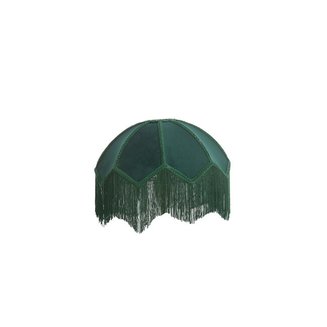 Light en Living Kap Ø35x26 cm MALACIA velvet groen