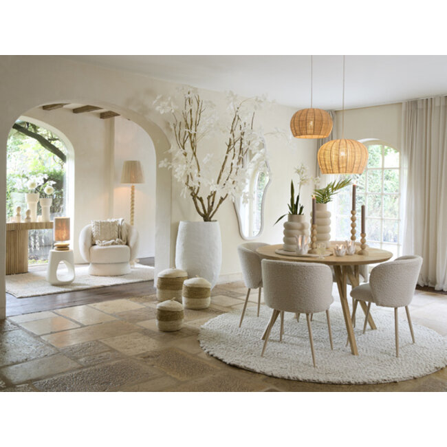 Light en Living Hanglamp Ø42x27 cm RAFAELLA raffia naturel
