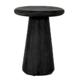 Tower Living Asti Bijzettafel rond zwart 40 cm