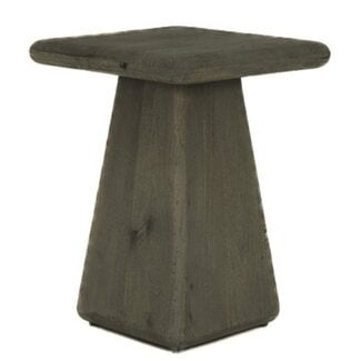 Tower Living Asti Bijzettafel vierkant olijfbruin 40 cm