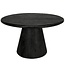 Tower Living Asti Eetkamertafel rond zwart 130 cm