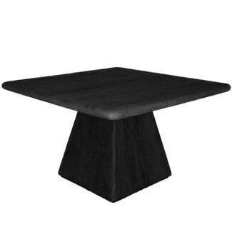 Tower Living Asti Eetkamertafel vierkant zwart 130 cm