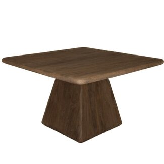 Tower Living Asti Eetkamertafel vierkant bruin 130 cm
