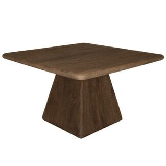 Tower Living Asti Eetkamertafel vierkant bruin 150 cm