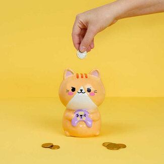 Balvi Spaarpot Kawaii Gamer oranje