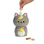 Balvi Spaarpot Kawaii  Starry grijs