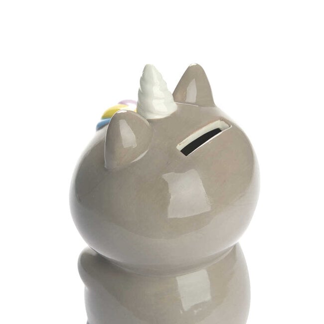 Balvi Spaarpot Kawaii  Starry grijs