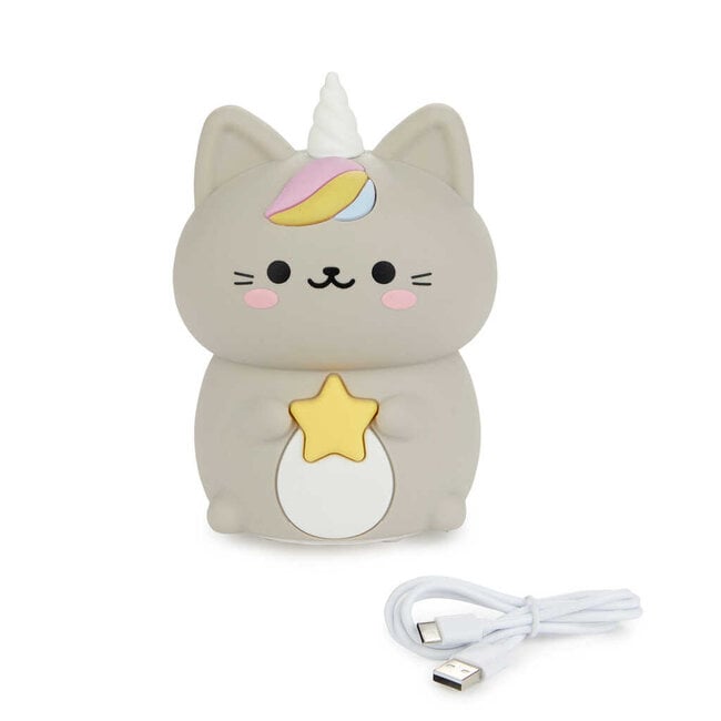 Balvi Nachtlampje Kawaii Starry grijs