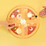 Balvi Ludo's pizza bordspel