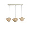 Light en Living Hanglamp 3L 120x42x130 cm FELIDA crème