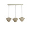 Light en Living Hanglamp 3L 120x42x130 cm FELIDA crème