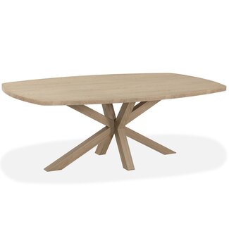 WoonMax Eettafel Utah Deens ovaal Lamulux - 160, 190 en 220 - Diverse kleuren