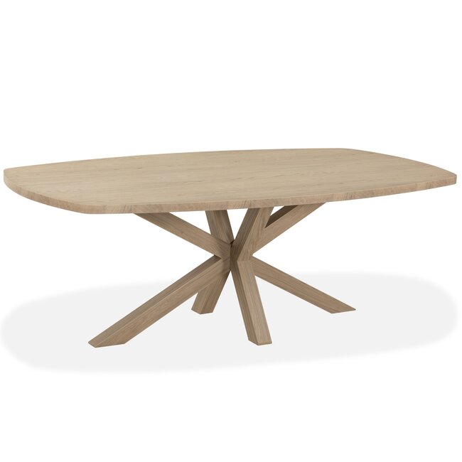 WoonMax Eettafel Utah Deens ovaal Lamulux - 160, 190 en 220 - Diverse kleuren