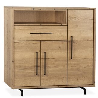 WoonMax Opbergkast Valley Lamulux Natur - 130 cm
