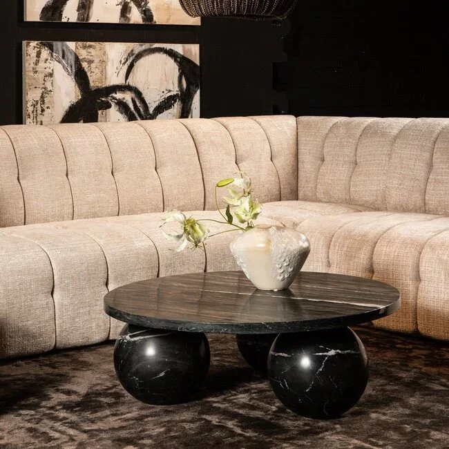 PTMD Salontafel Diro zwart marmer
