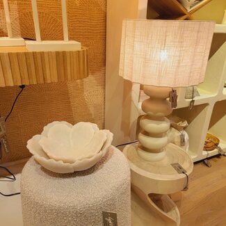 Light en Living Schaal 20,5X19,5X7,5 cm FRESIA creme