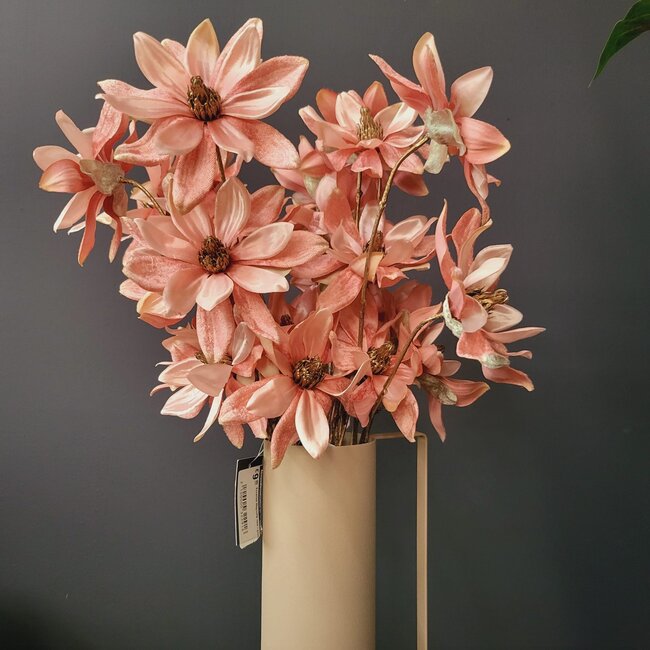 Countryfield Kunsttak Magnolia roze / goud
