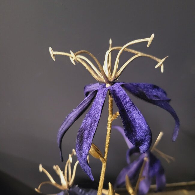 Countryfield Countryfield Kunsttak Gloriosa donkerblauw - Decoratieve bloementak