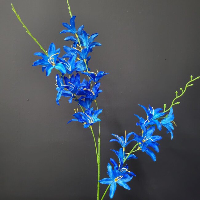Pure Kunsttak Lily 110 cm blauw