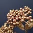 PTMD Kunsttak Berry Plant rose gold glitter berry spray