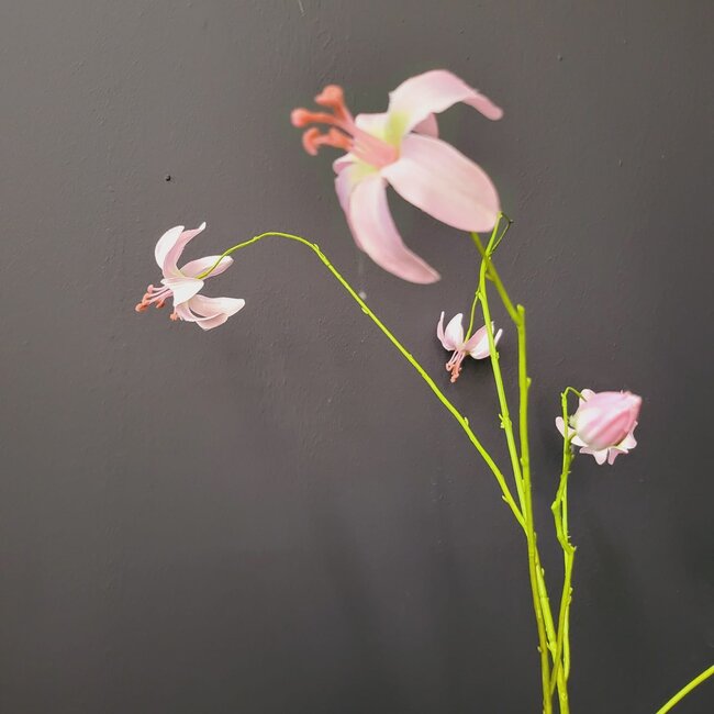 Pure Kunsttak Martagon Lelie 100 cm roze