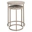 Richmond Interiors  Bijzettafel Fairfax set van 2 Stone