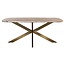 Richmond Interiors  Eettafel Bottega 220 deens ovaal wit