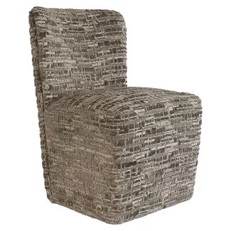 Richmond Interiors  Stoel Lorain met wieltjes greige dalia