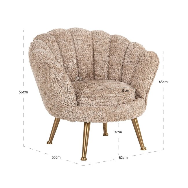 Richmond Interiors  Kinderstoel Charly lovely beige