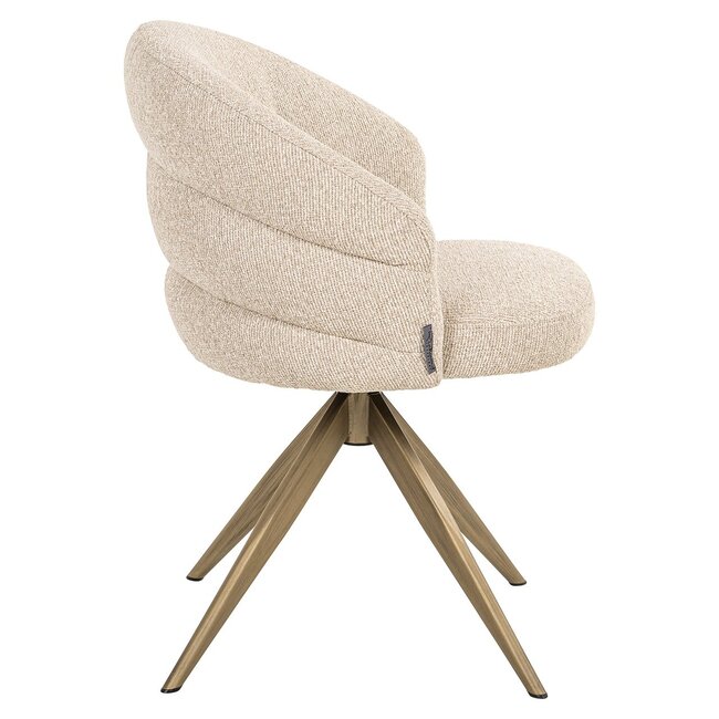 Richmond Interiors  Draaistoel Zendaya biscotti