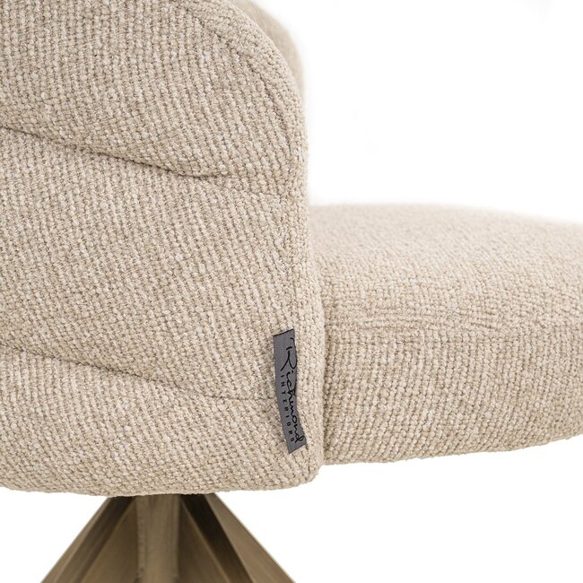 Richmond Interiors  Draaistoel Zendaya biscotti