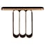 Richmond Interiors  Wandtafel Locarno geborsteld Goud