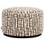 Richmond Interiors  Poef Lexie 70Ø cream dalia 11