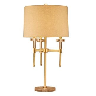 Richmond Interiors  Tafellamp Josie geborsteld Goud