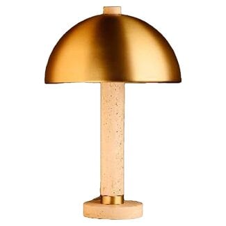 Richmond Interiors  Tafellamp Jara geborsteld Goud