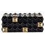 Richmond Interiors  Opbergbox Velicia zwart / goud