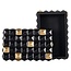Richmond Interiors  Opbergbox Velicia zwart / goud