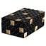 Richmond Interiors  Opbergbox Velicia zwart / goud