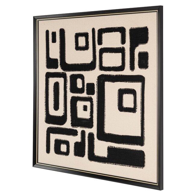 Richmond Interiors  Wall art Shanita Zwart / Wit