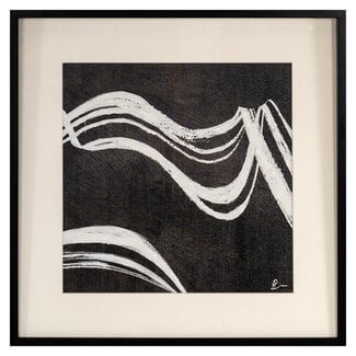 Richmond Interiors  Wall art Jozy Zwart / Wit