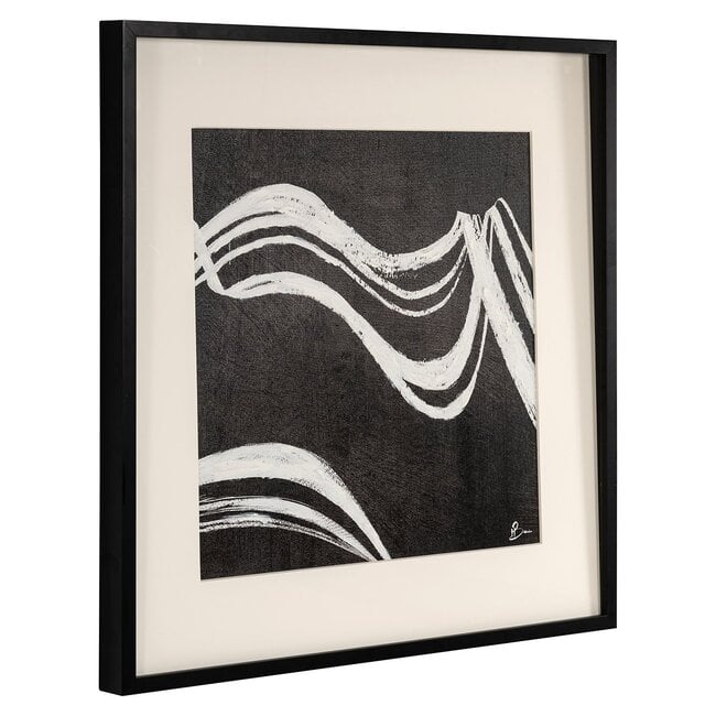 Richmond Interiors  Wall art Jozy Zwart / Wit