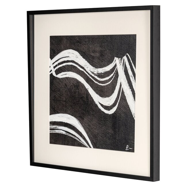 Richmond Interiors  Wall art Jozy Zwart / Wit