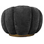 PTMD PTMD Fauteuil Daisy Euphoria Antraciet - Draaibare Luxe Stoel
