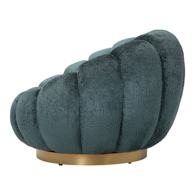 PTMD PTMD Fauteuil Daisy - Draaibare fauteuil in Euphoria Teal
