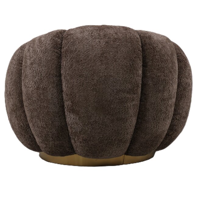 PTMD Fauteuil Daisy Euphoria Antelope - Luxe Draaifauteuil