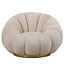 PTMD Fauteuil Daisy Euphoria Cream - Draaibare Luxe Stoel